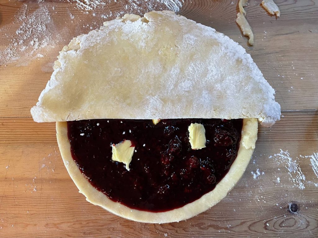 Blackberry pie