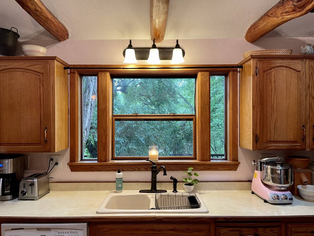 decluttering the kitchen