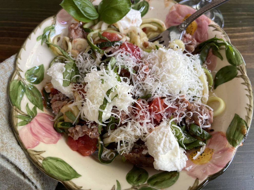 Spiralized Lasagna Bowl