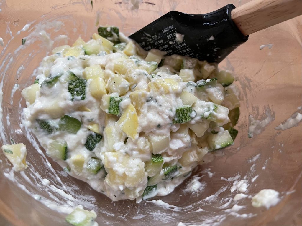 Sourdough Zucchini Fritters