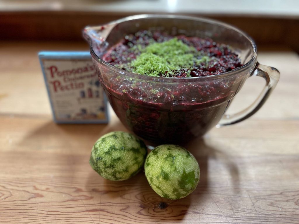 Preserving season begins with Huckleberry Lime Jam