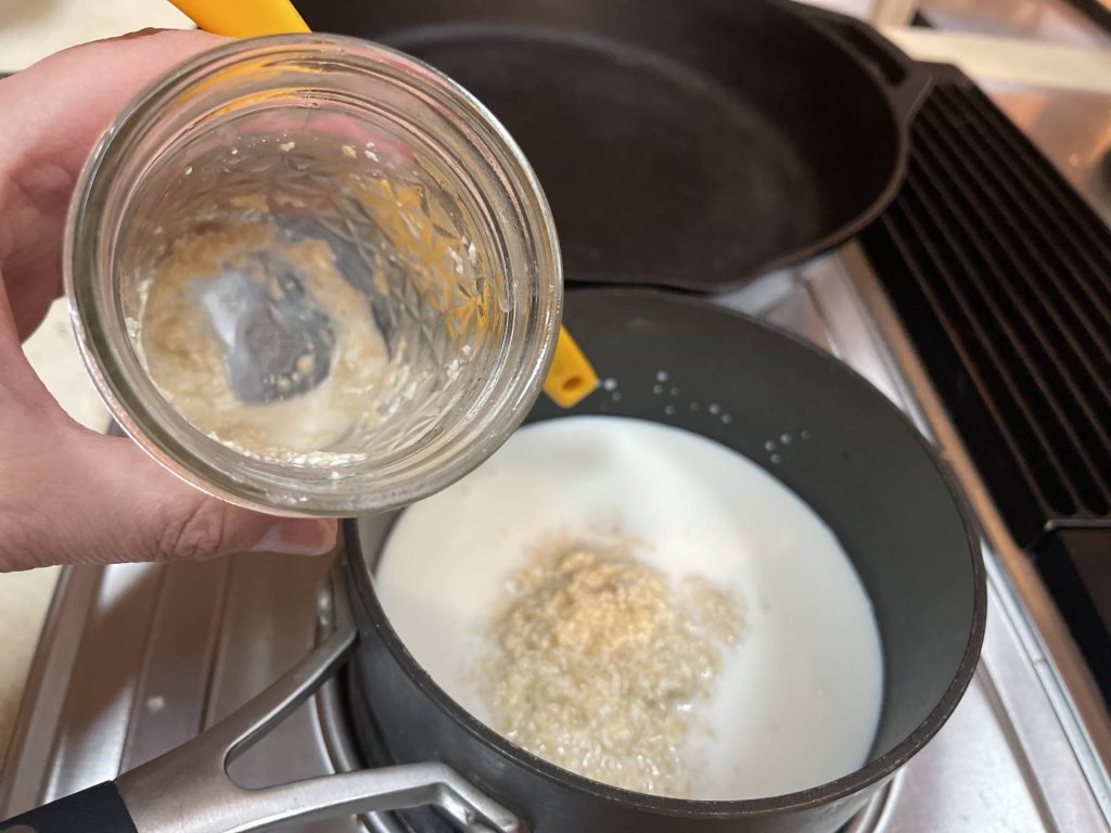 Cook homemade Cream of Wheat