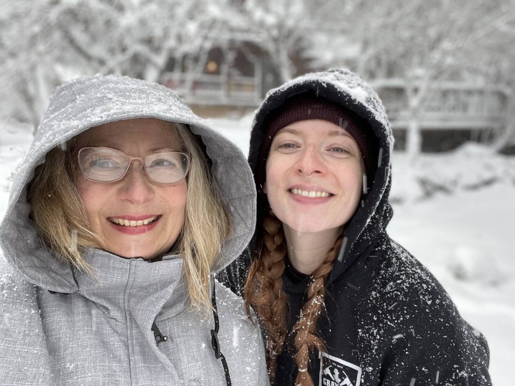 icicles and snow for New Year's