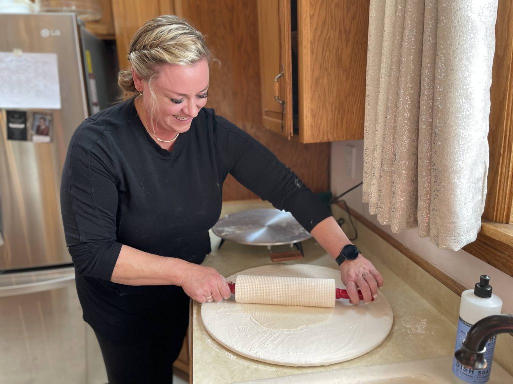 Christina rolls lefse