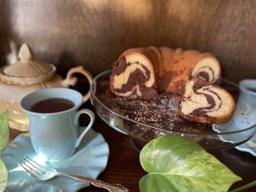 Marble Bundt cake