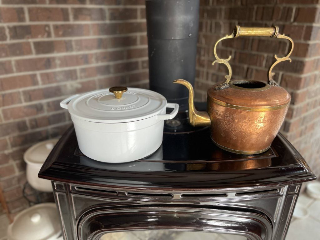 Soup on the wood stove