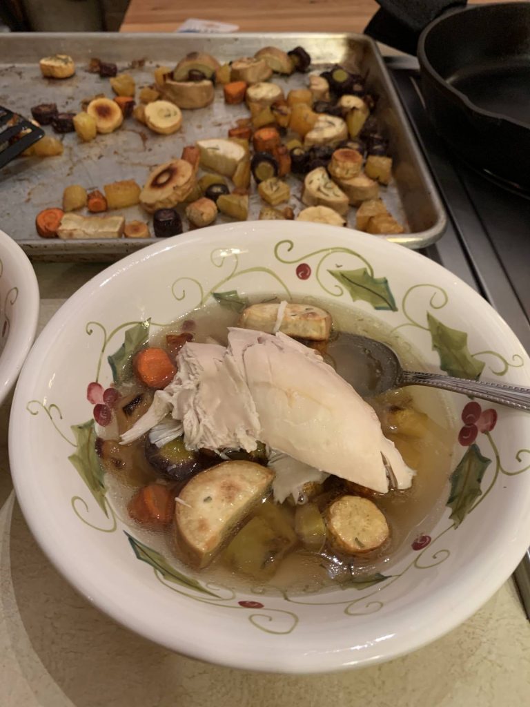 Cooking on a wood stove