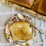 Buttermilk bread and dandelion jelly