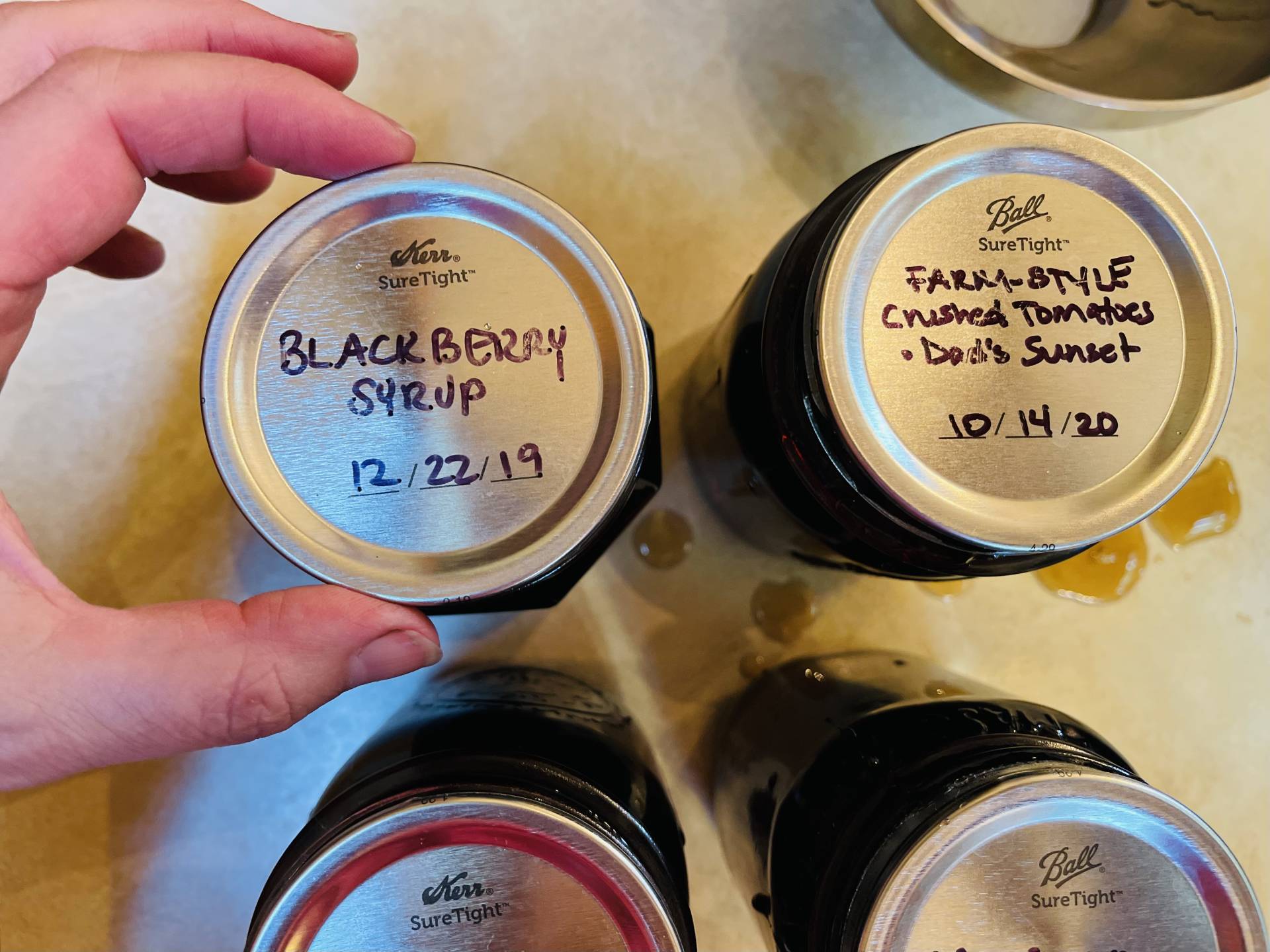 reuse lids, if you like