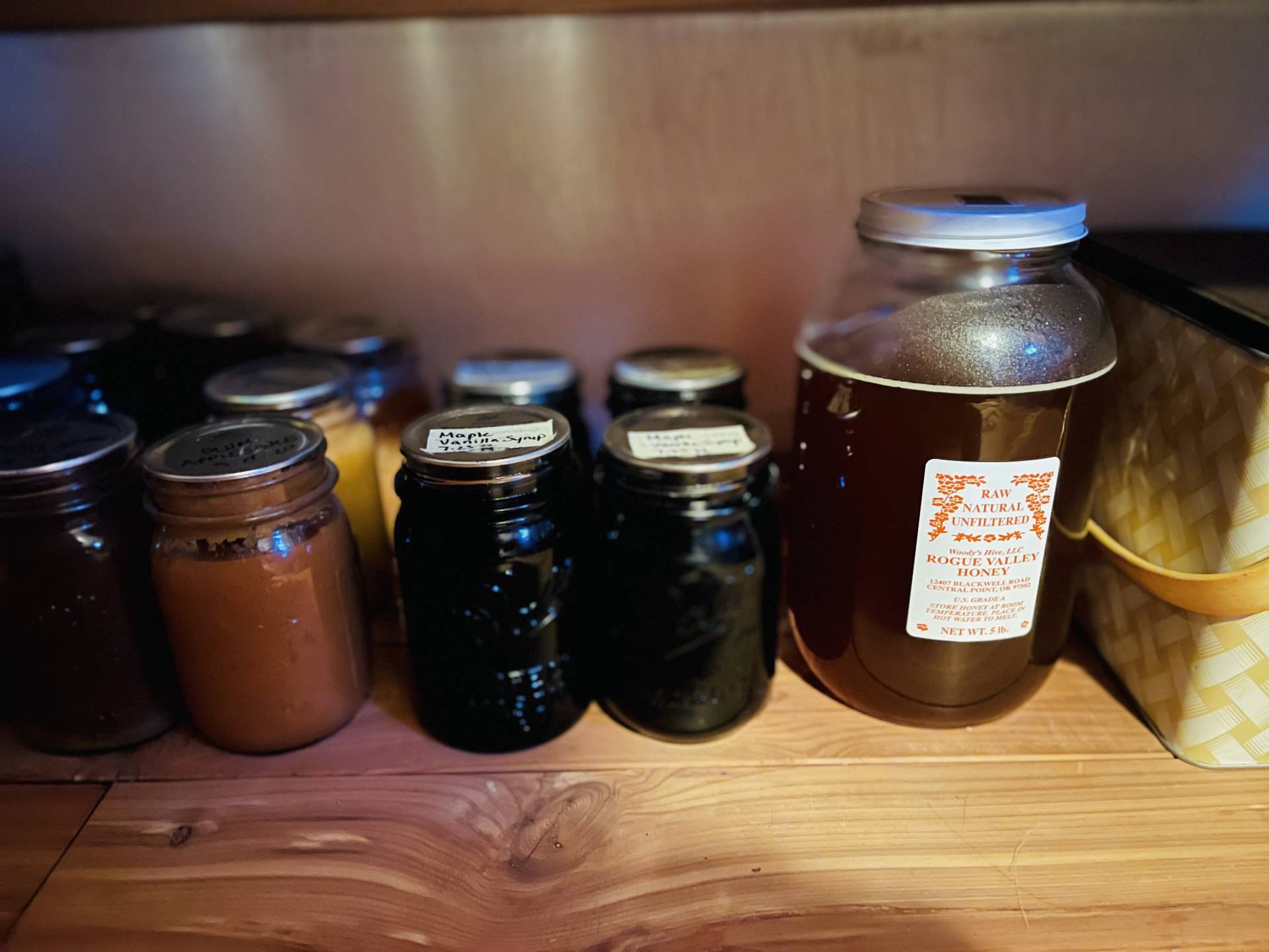 Store sealed jars in pantry or fridge