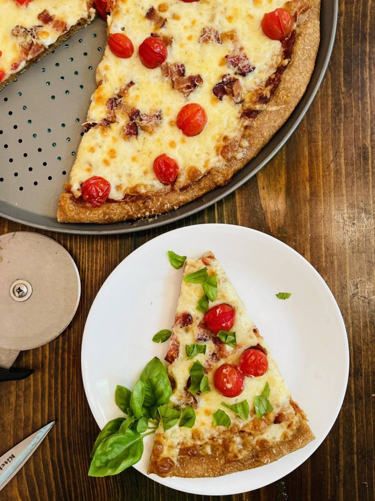 delicious homemade pizza night from freezer dough