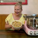 Fluffy homemade egg noodles knoephla