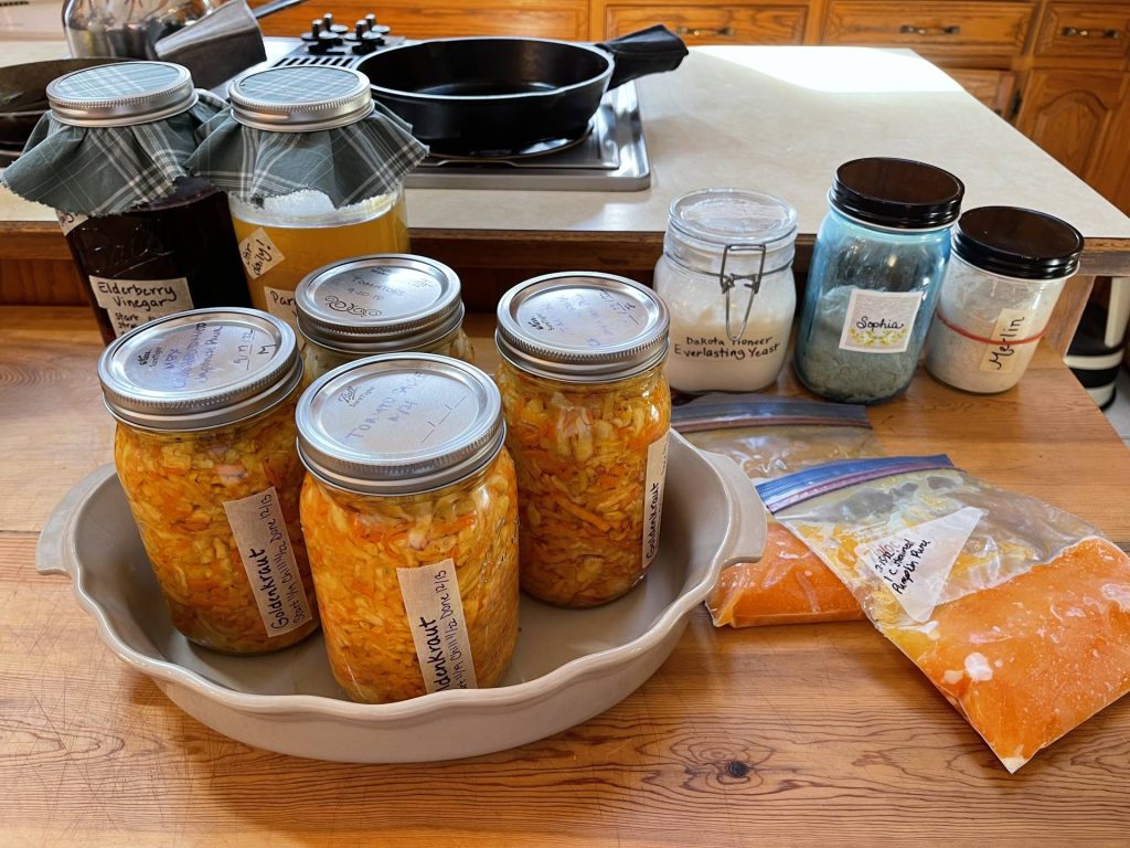 Close up of kitchen projects