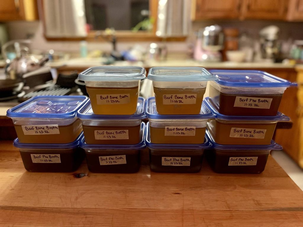 big batches of broth