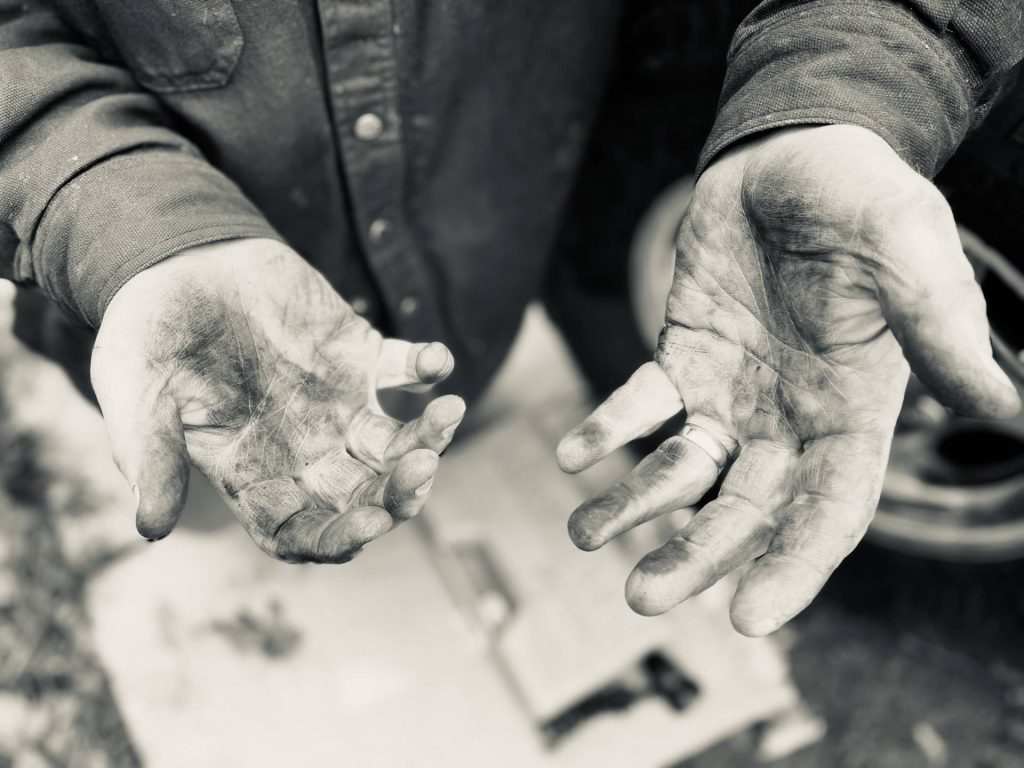 hardworking hands