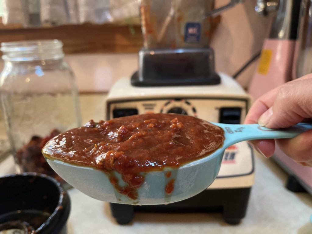 Pizza Sauce from dried tomatoes
