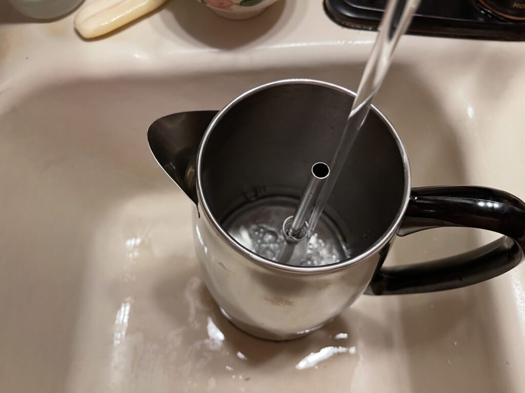 Fill percolator directly from faucet