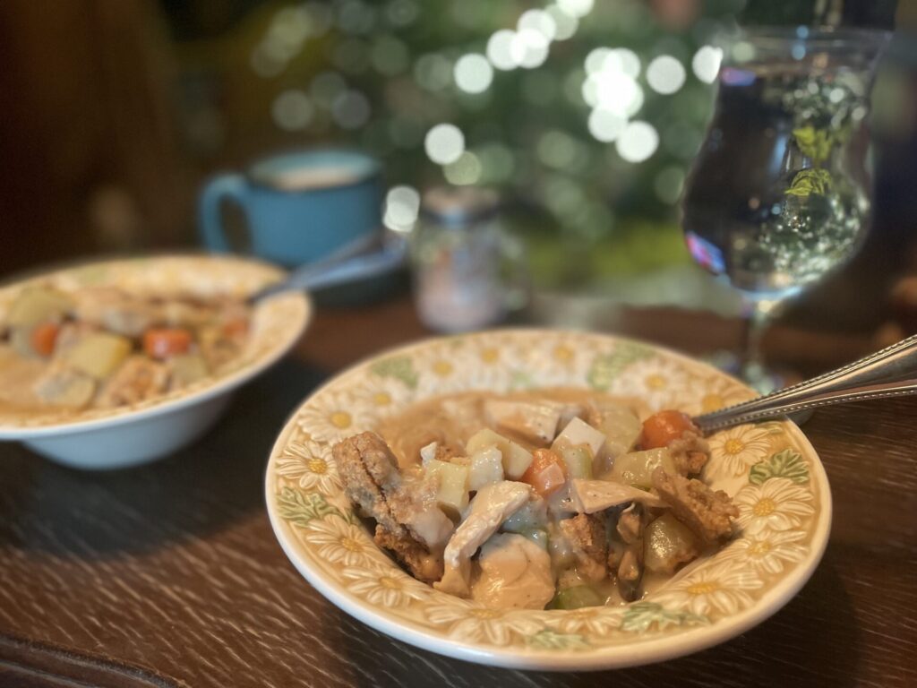 chicken pot pie servings