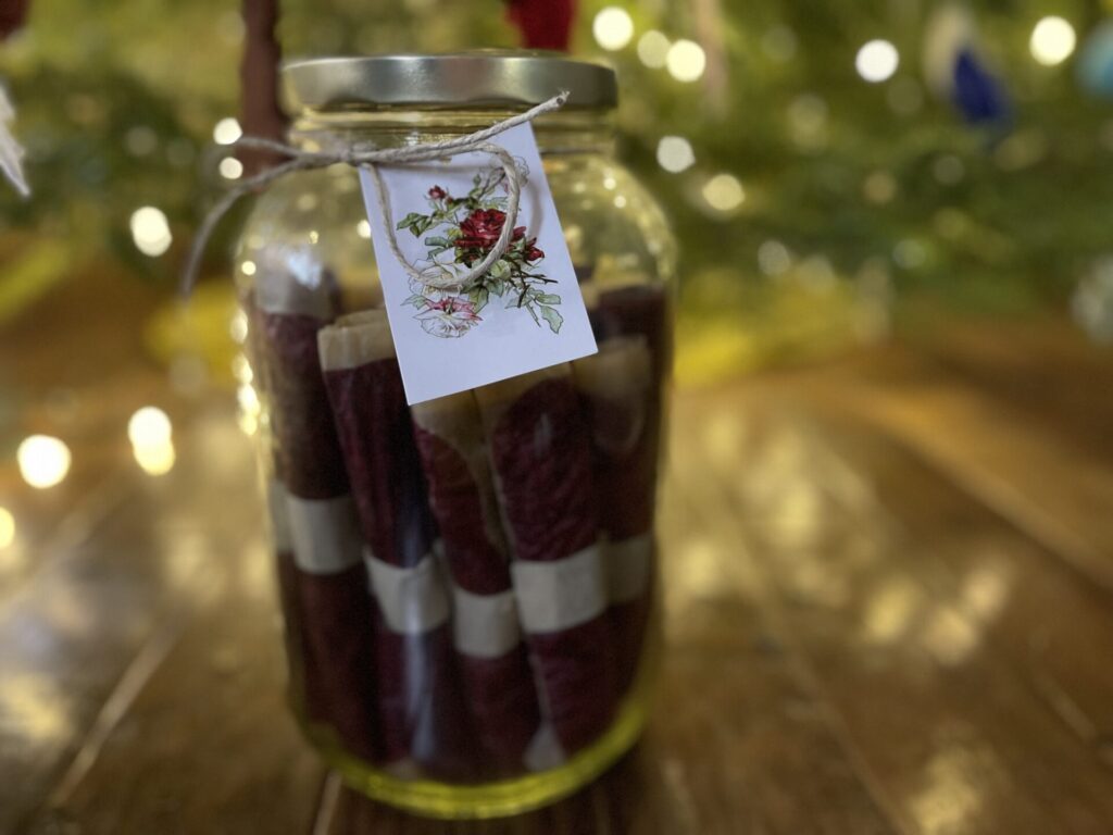 Blackberry applesauce fruit leather
