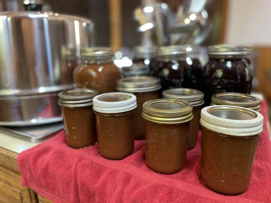 canned apple butter