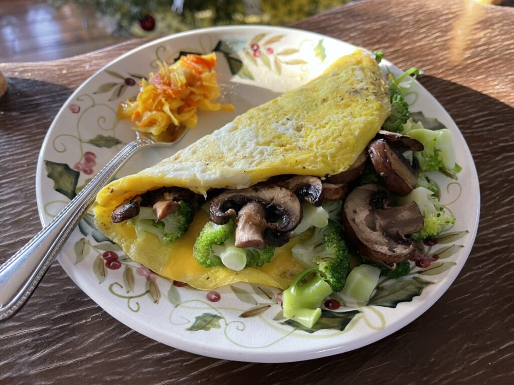 omelet and goldenkraut