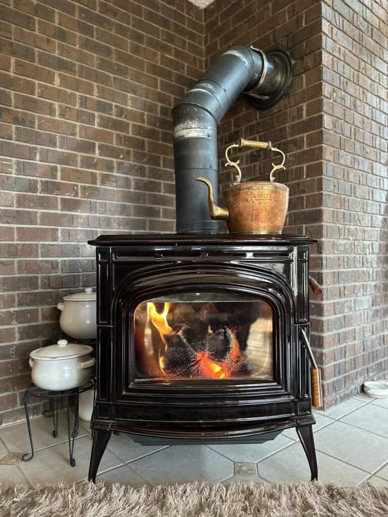 cozy wood stove