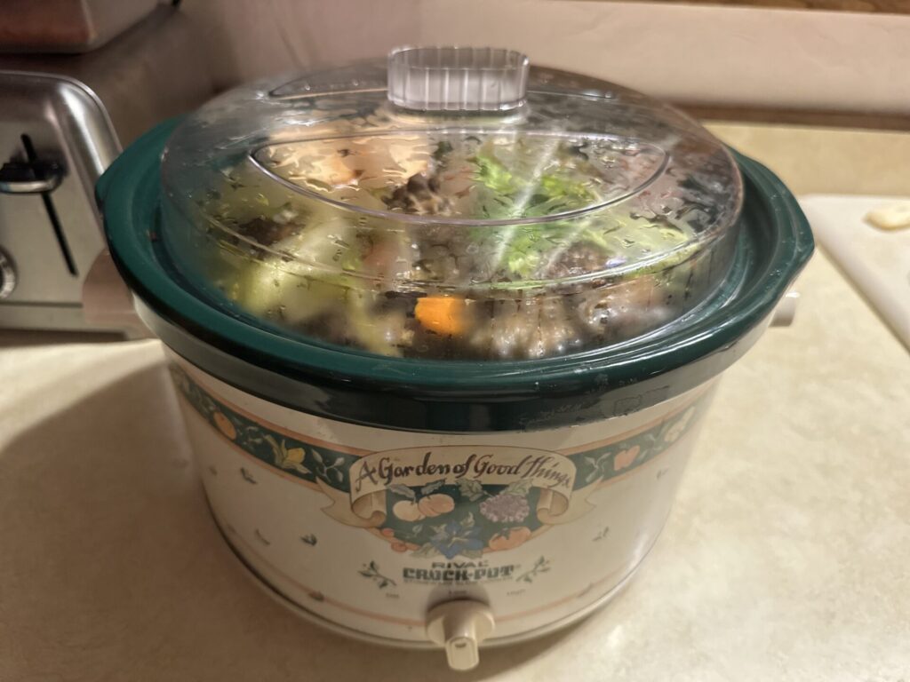 Second batch of broth